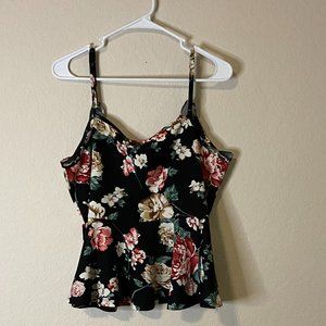 Floral Peplum Top